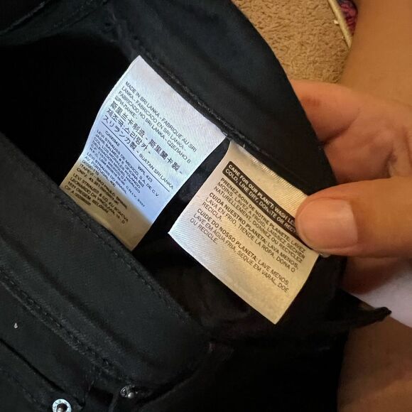 Levi’s black 505 straight jeans 8 - Picture 7 of 8